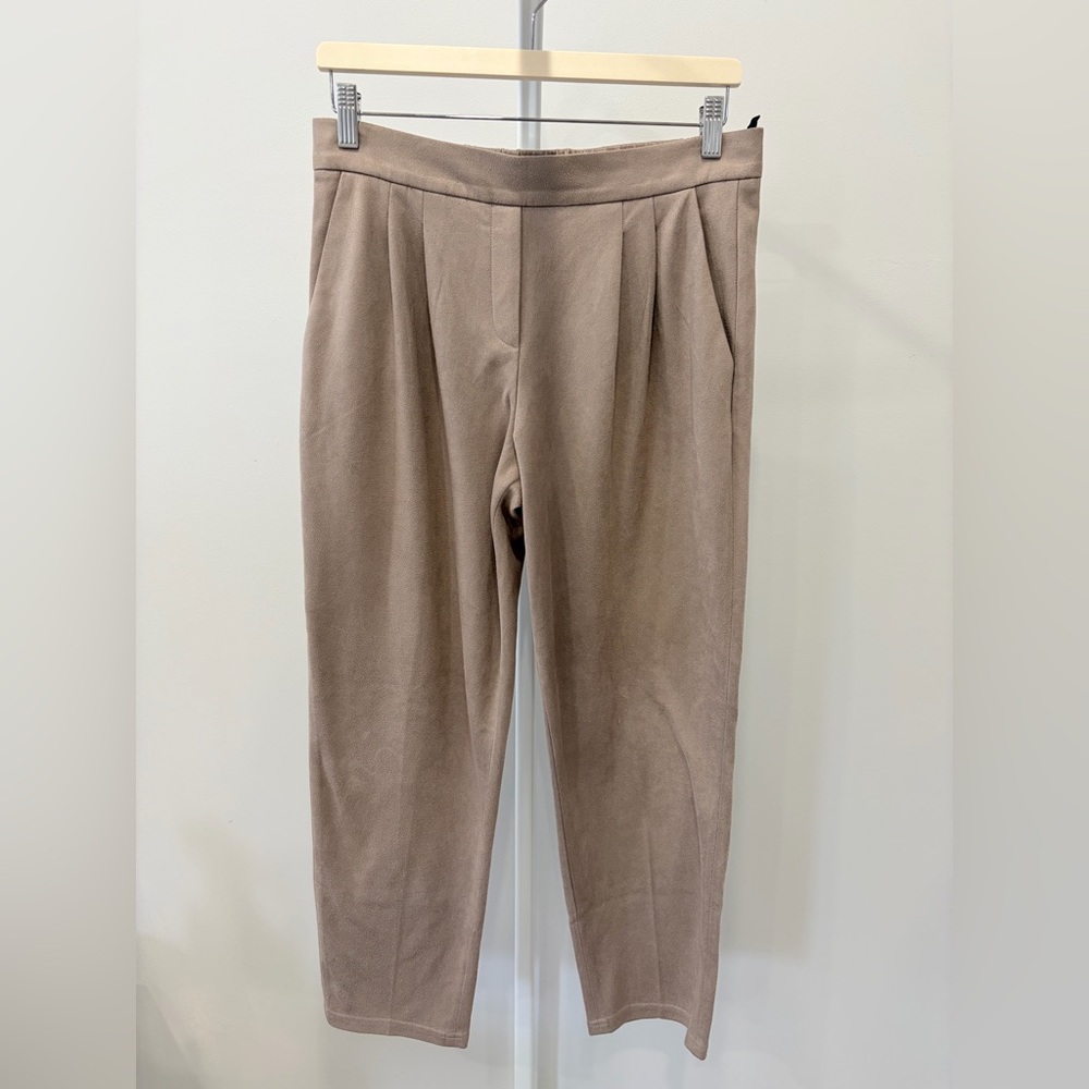 Aritzia Babaton Women's Cohen Pants Faux Suede Vegan Leather Size 6